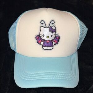 Hello kitty purple butterfly baseball hat